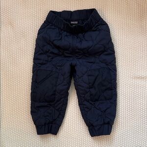 Patagonia Toddler 12-18 months Quilted Puffer Pants - Navy